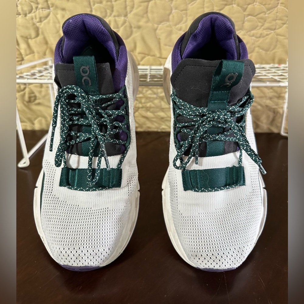 On Cloudnova White Forest Violet W - Women’s Size 7 - Good Condition